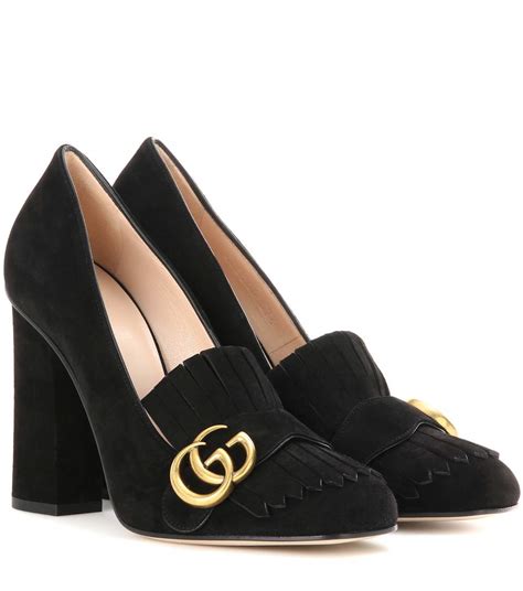 gucci block heel|gucci heel price.